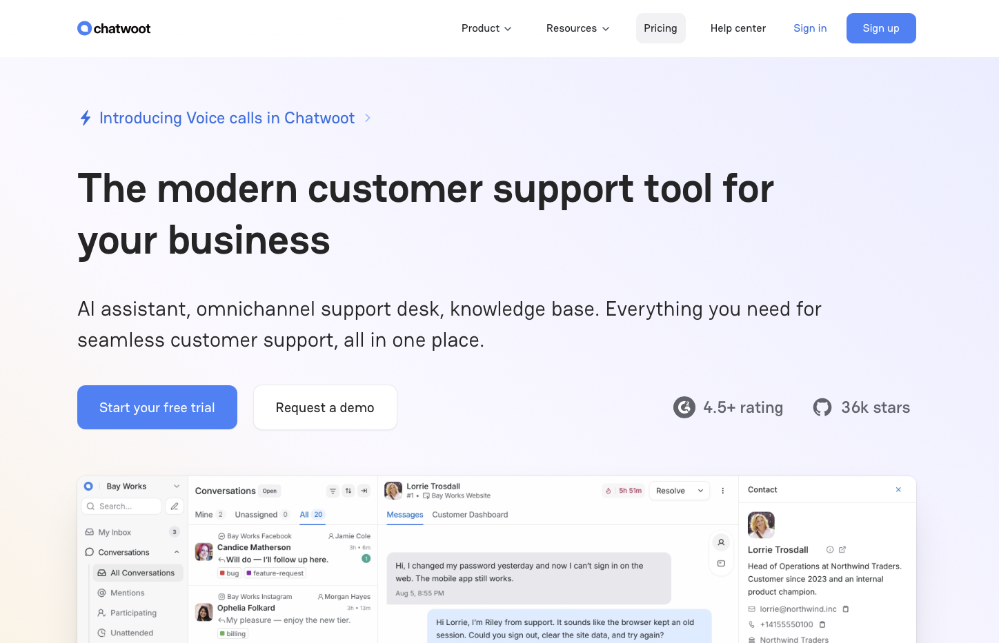 chatwoot-homepage-crisp-alternative